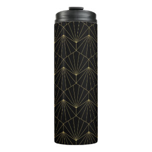 Modern diamond art deco seamless pattern. Trendy a Thermal Tumbler