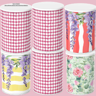 Modern diamond pattern Decoupage red Tissue Paper