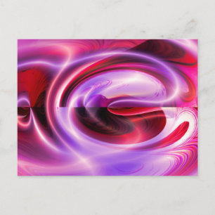 Modern Digital Abstract Postcard