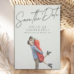 Modern Digital Wedding Save the Date Template