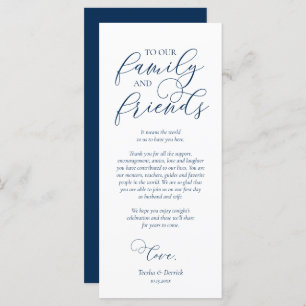 Modern Dinner Place Setting Thank You Card