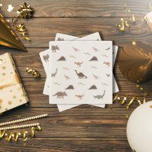 Modern Dinosaur Napkins