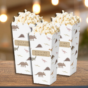 Modern Dinosaur Popcorn Box