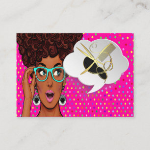 Modern Diva Pop Art Appointment Card