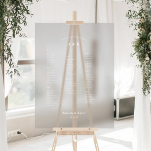 Modern DIY Wedding Seating Chart
