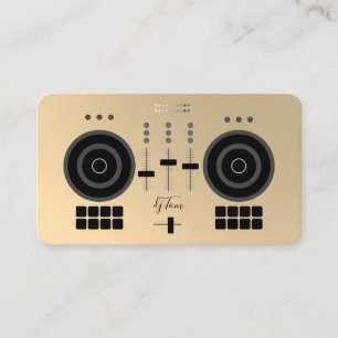 Modern DJ Business Card