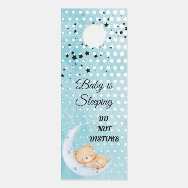 Modern Do Not Disturb Door Hanger (Front)