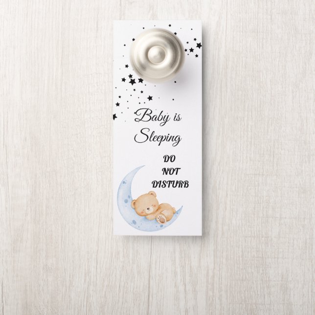 Modern Do Not Disturb Door Hanger (On Knob)
