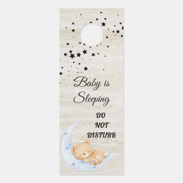 Modern Do Not Disturb Door Hanger (Front)