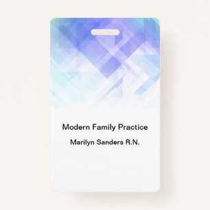 Modern Doctor Office Staff Name ID Badge