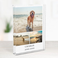 Modern Dog Keepsake Cute Personalised Pet Collage