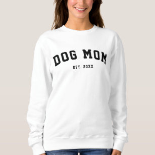 Modern Dog Mum Sport Varsity Sweatshirt