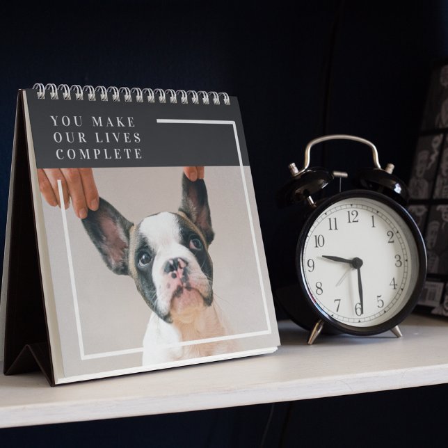 Modern Dog Photo | Dog Quote  Calendar (Creator Uploaded)