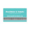 Modern Dots Business Card, Turquoise