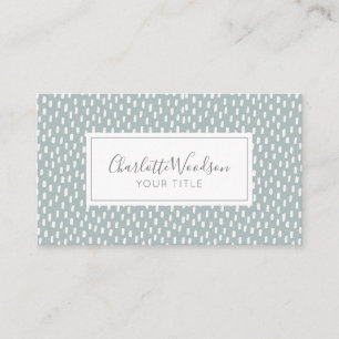 Modern Dots Pattern Professional Business Card