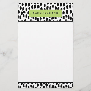 Modern Dots   Personalised Stationery