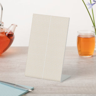 Modern Dotted Elegance Zazzlemade Style Pedestal Sign