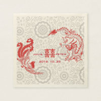 Modern Dragon-Phoenix Personalised Chinese Wedding