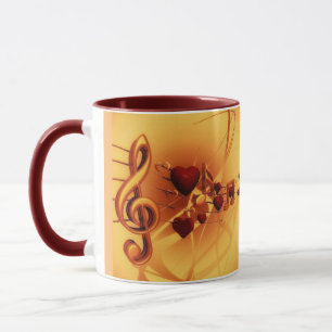 Modern Drawing Music Opera Singer Soprano  Mug