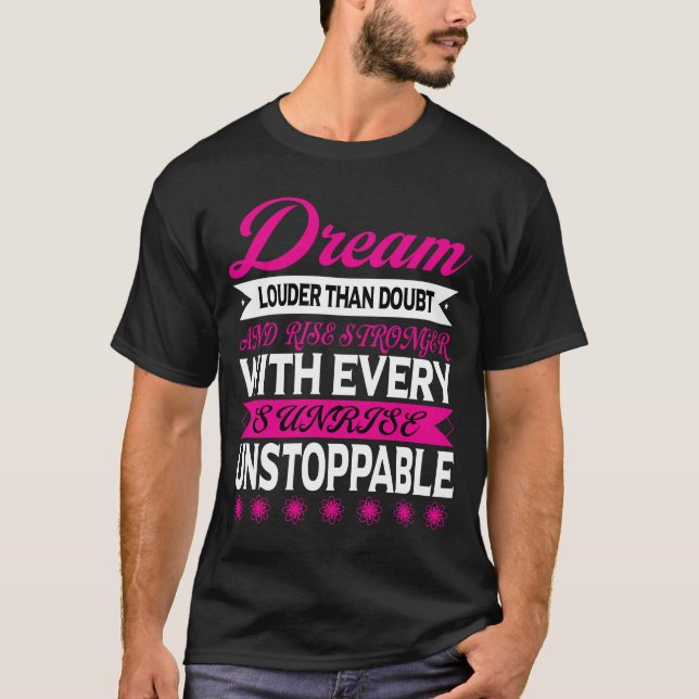 Modern Dream Typography T-Shirt (Front)