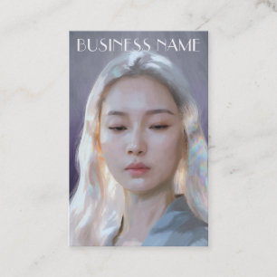 Modern Dreamy Painterly Graphic Business Card