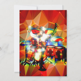 Modern drummmer card