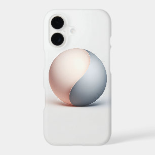 Modern Dual-Tone Minimalist Sphere Art - Sleek Sil