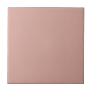 Modern Dusty Pink Monochrome Ceramic Tile