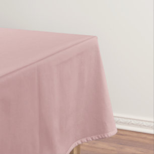 Modern dusty rose pink Plain Solid Colour Tablecloth