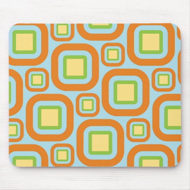 Modern Eames Rectangles 24 Mouse Pad (Front)