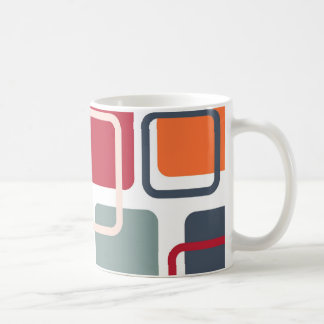 Modern Eames Rectangles 4 Coffee Mug