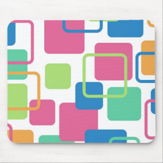 Modern Eames Rectangles 7 Mouse Pad