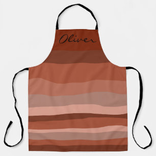 Modern Earth Tone Desert Apron