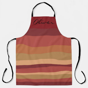 Modern Earth Tone Desert Apron