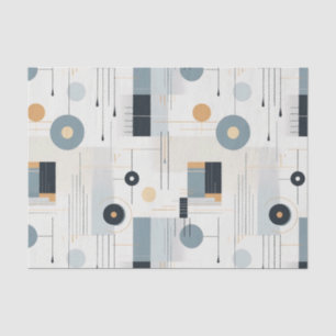 Modern Earthy Abstract Geometric Neutral (2) Tissue Paper