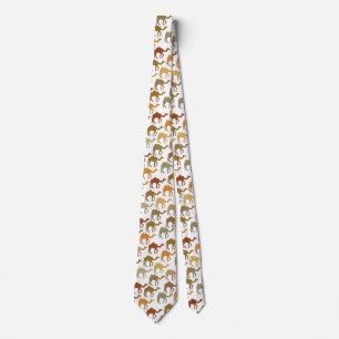 Modern Earthy Camel Pattern  Tie