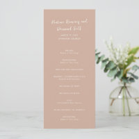 Modern Earthy Neutral Simple Wedding