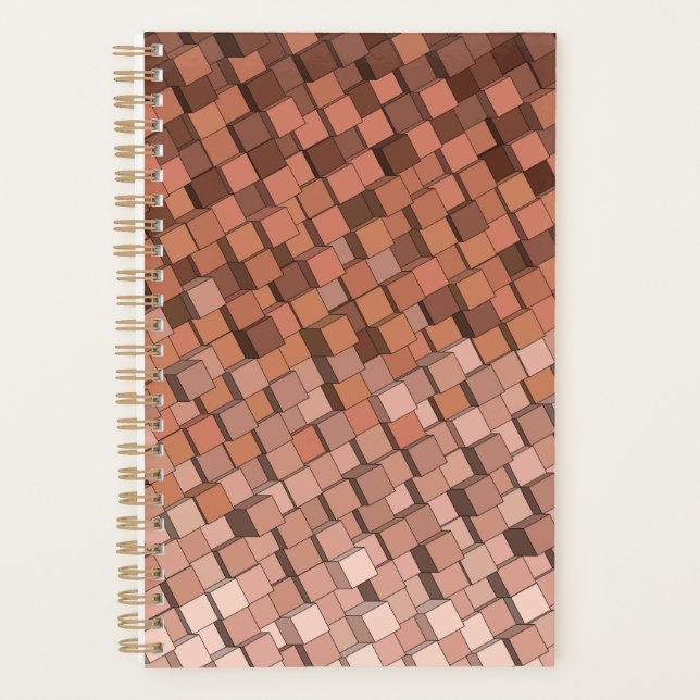 Modern Earthy Tones Mosaic Planner (Front)