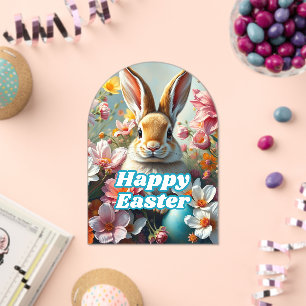 Modern Easter Bunny Acrylic Invitations