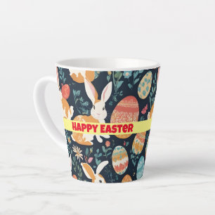 Modern Easter Bunny Collection Latte Mug