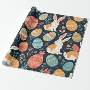 Modern Easter Bunny Collection Wrapping Paper