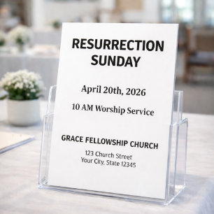 Modern Easter Church Flyer Template