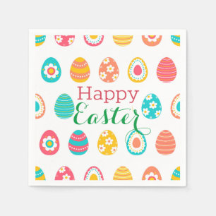 Modern Easter Egg Napkins