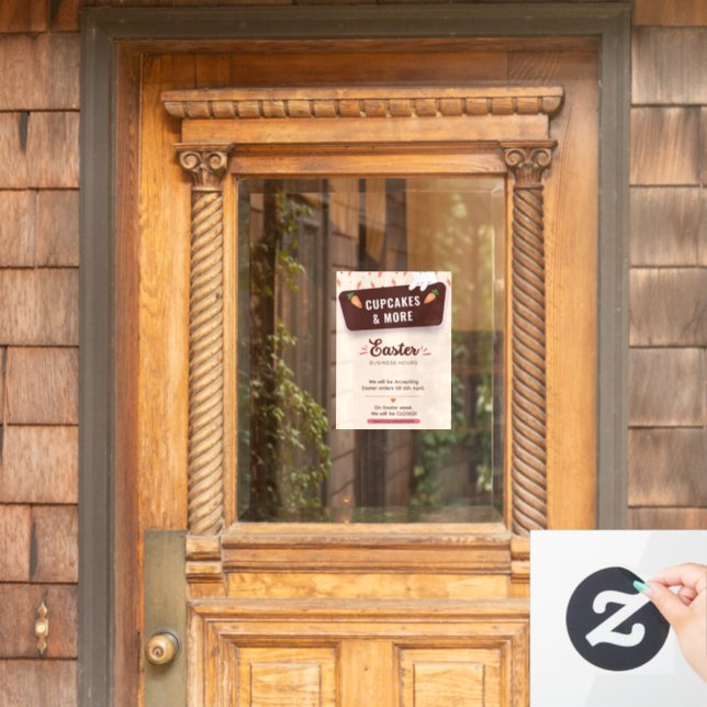 Modern Easter holiday business hours custom (Home Door)