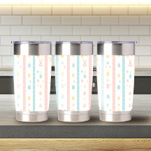 Modern Easter Pattern 20oz Thermal Tumbler