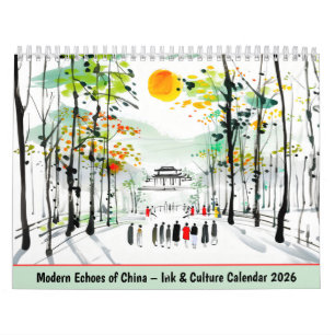 Modern Echoes of China – Ink & Culture Calendar 20