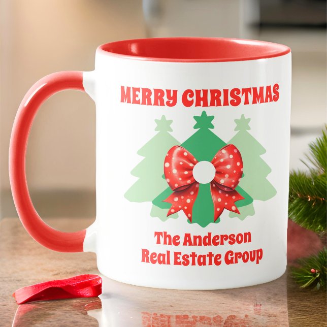Modern Editable Business Christmas Holiday Mug (Creator Uploaded)