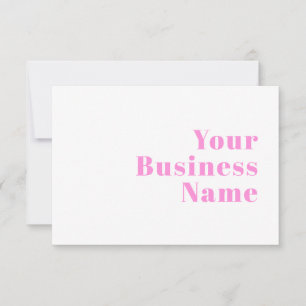 Modern Editable Business Name or First & Last Name