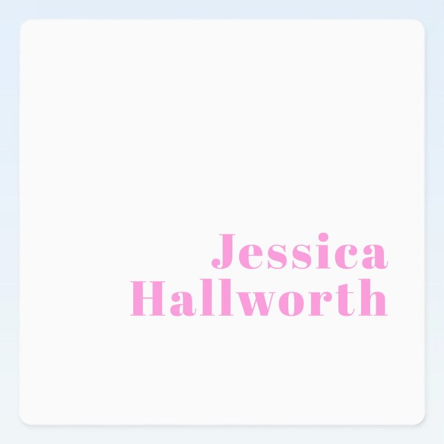 Modern Editable Business Name or First & Last Name (Creator Uploaded)