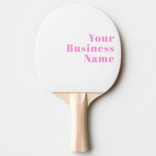 Modern Editable Business Name or First & Last Name Ping Pong Paddle